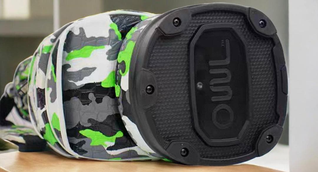 新品未使用 OUUL ワニ柄カモフラージュ ゴルフバッグGREEN