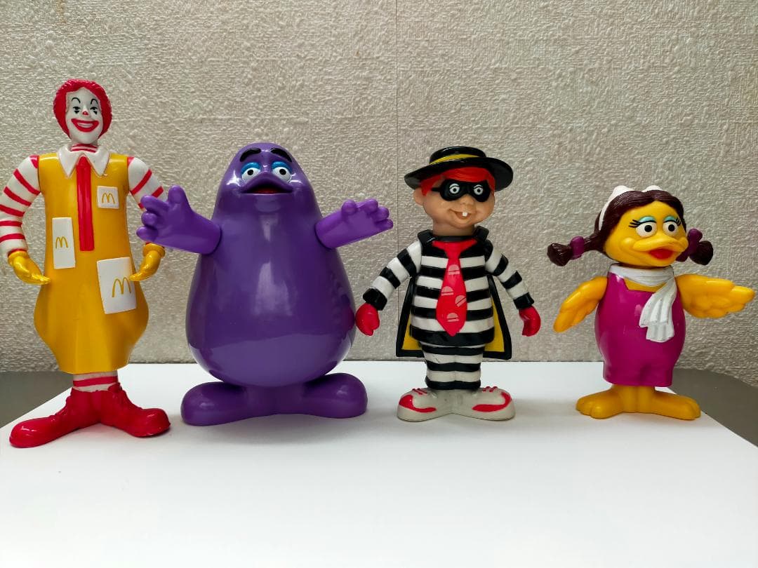 マクドナルド 1993年 ハッピーセット ドナルドと仲間たち 全4種セット