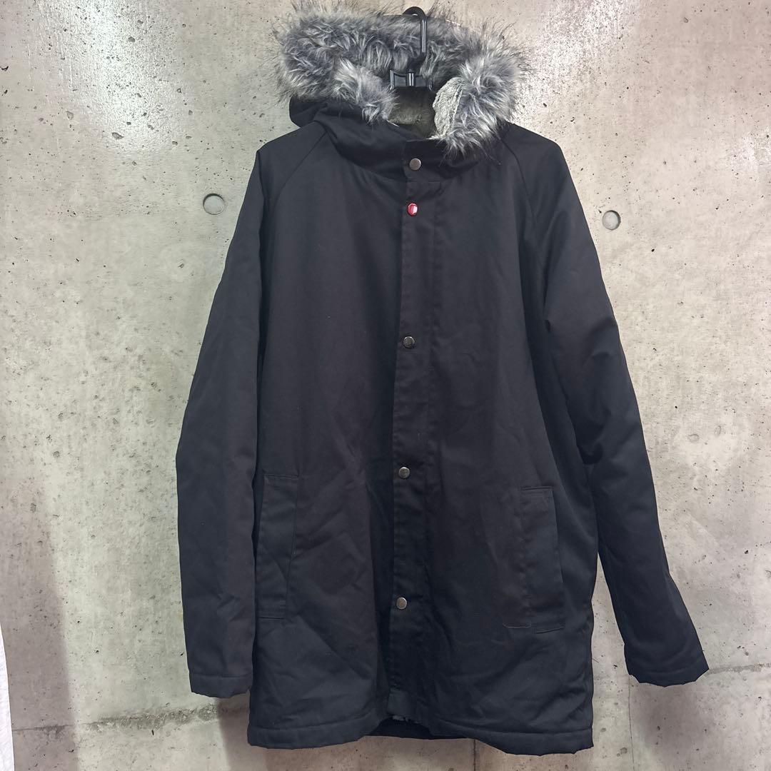 DEVILUSE デビルユース モッズコート ファーフード パンクロック 黒