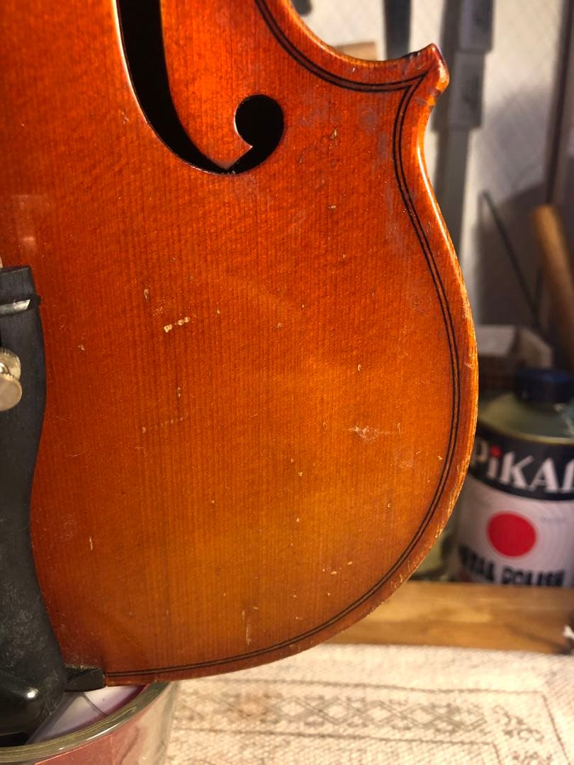 【駒&魂柱調整済】Suzuki分数バイオリンNo330 1/2 1984