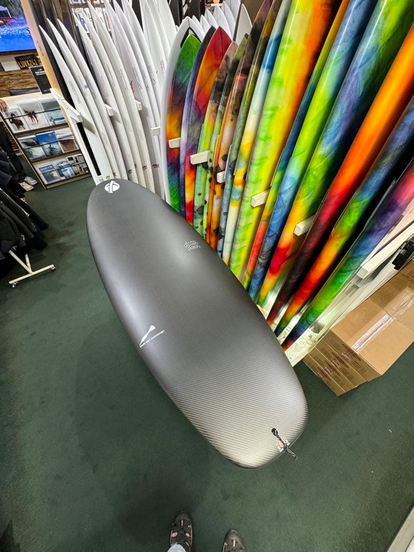 all カーボン ロスト パーティプラッター ブラックダート 5'8” 美品