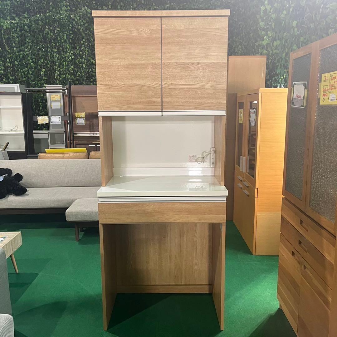 ニトリ キッチンボード 幅81 キッチン収納 シンプル 家具 E100