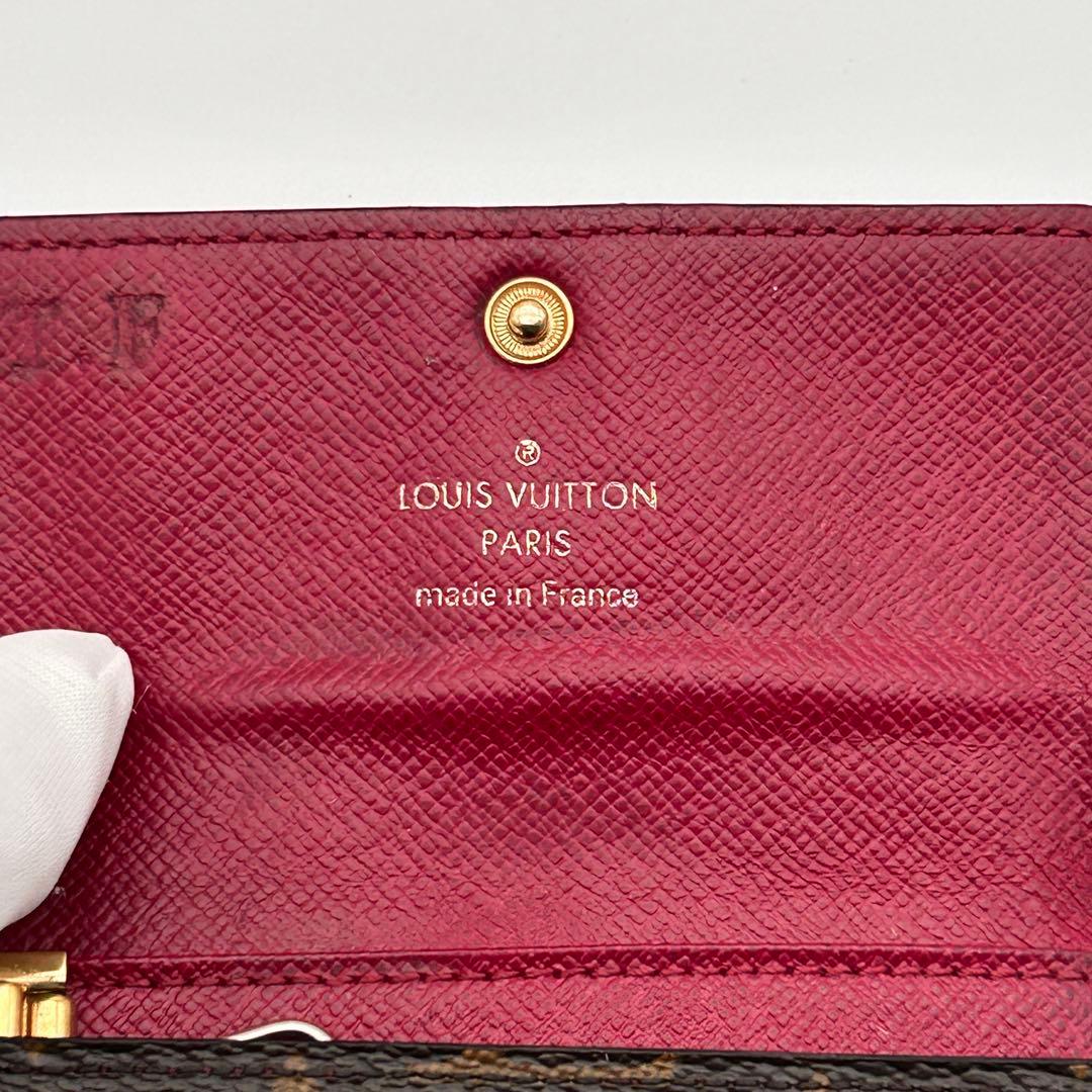 ルイ ヴィトン モノグラム フューシャ キーケース6連 ミュルティクレ6