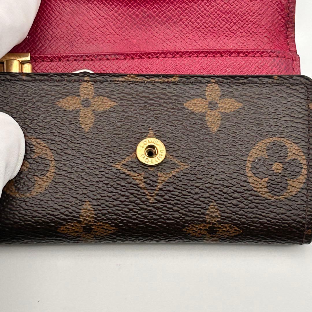 ルイ ヴィトン モノグラム フューシャ キーケース6連 ミュルティクレ6