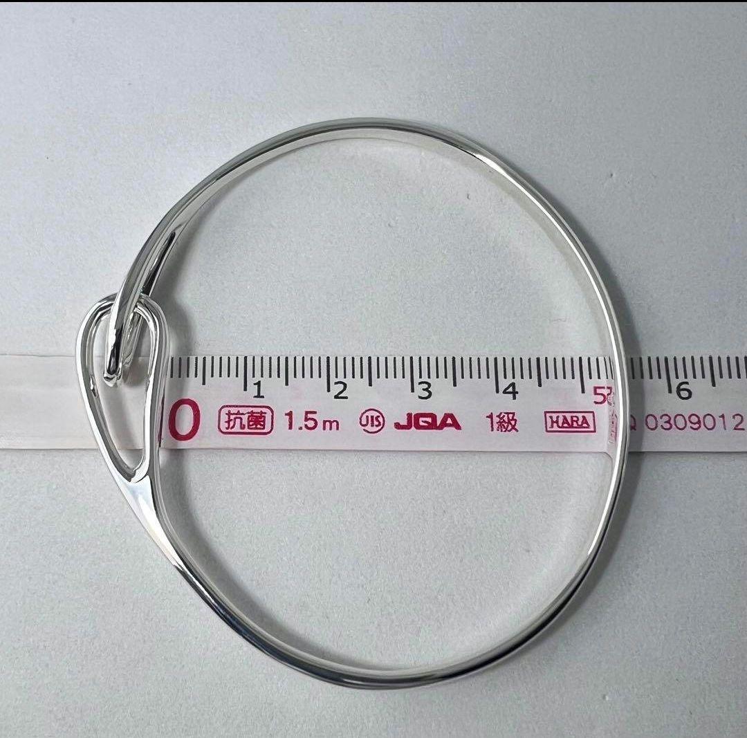 ティファニー ダブルループバングルブレスレット シルバー925 磨き済