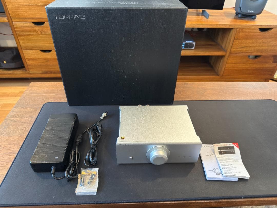 Topping LA90 プリメインアンプ パワーアンプ シルバー 極美品