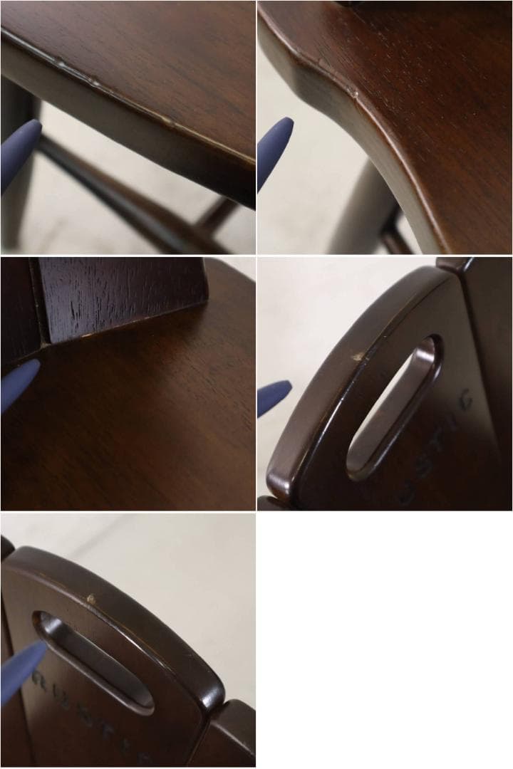 2の1カリモク家具 ルスティック ダイニングチェア カントリー調 廃番