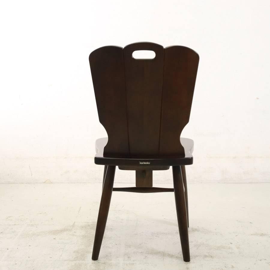 2の1カリモク家具 ルスティック ダイニングチェア カントリー調 廃番
