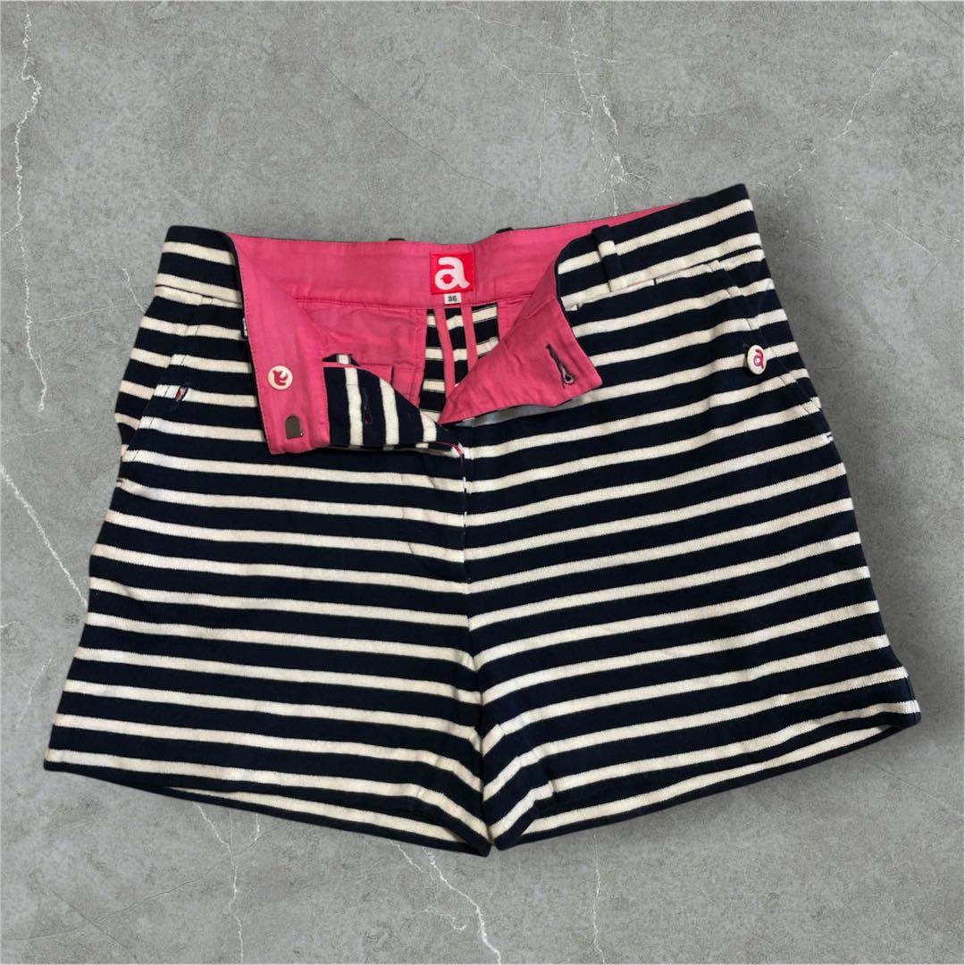 美品◆CASTELBAJACポロシャツ・アルチビオ パンツセット ゴルフウェア