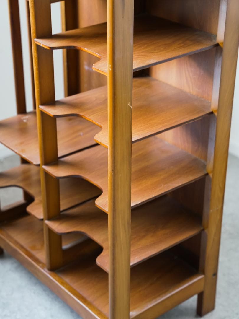 80's \"KOIZUMI\" ヴィンテージ 木製棚/ラック 収納 古道具 モダン