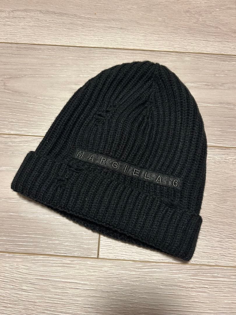 MM6　Maison Margiela　ロゴ　ニット帽 MM6 エムエムシックス メゾンマルジェラ Maison Margiela ニット帽