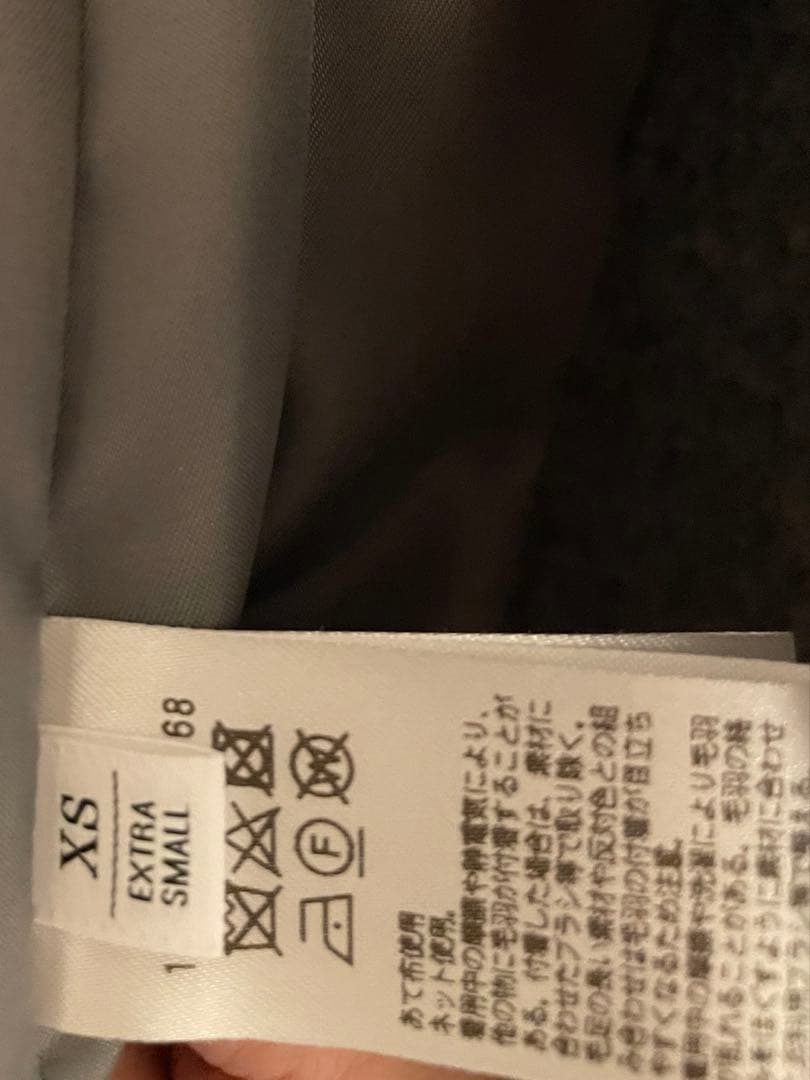 BEAUTY&YOUTH ノーカラーコート グレー