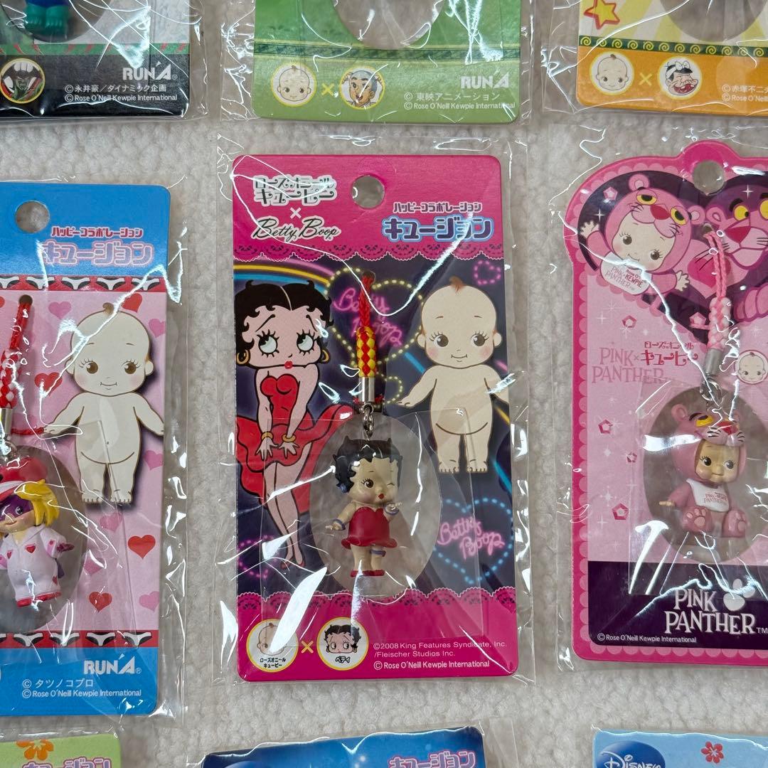 キュージョン　キューピー　いろいろ　まとめ　ディズニー　など　根付け