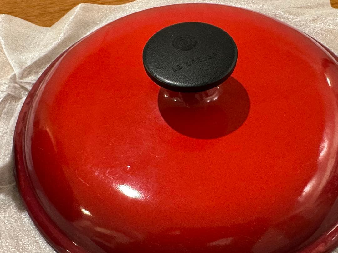 廃番 ル・クルーゼ ヴィンテージ ママココットロンド 20cm赤 - メルカリ