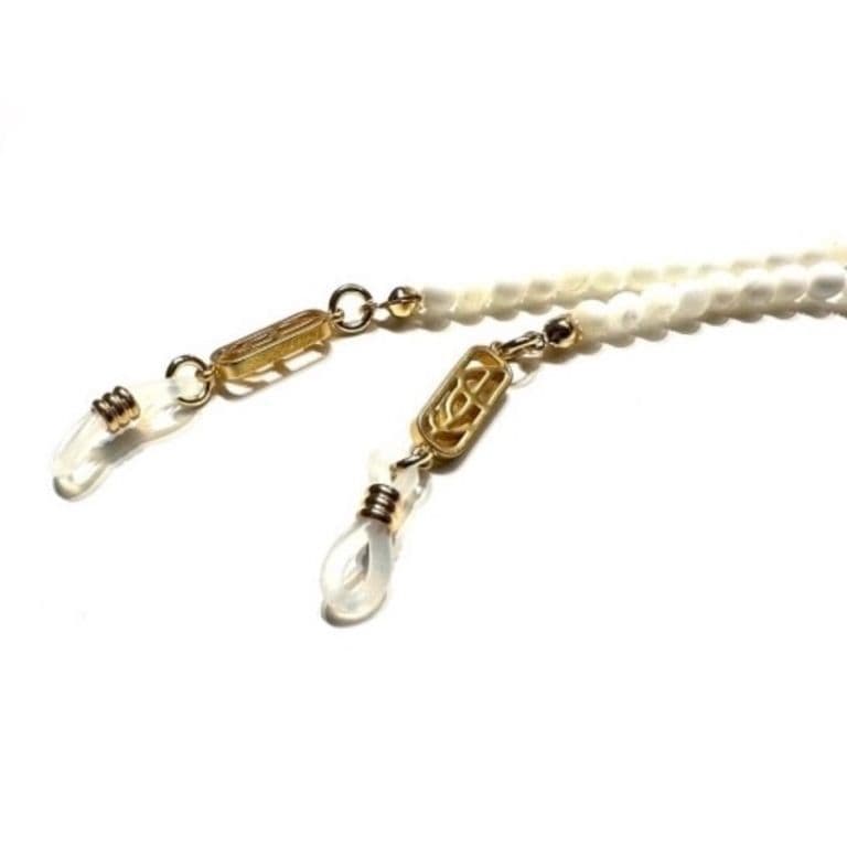 SOSHIOTSUKI Juzu Glasses Chain WHITE