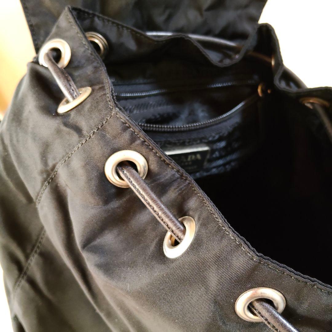 R*E様 ◆◇改造品◆ PRADA バックパック 黒 リュック 三角ロゴ テスー
