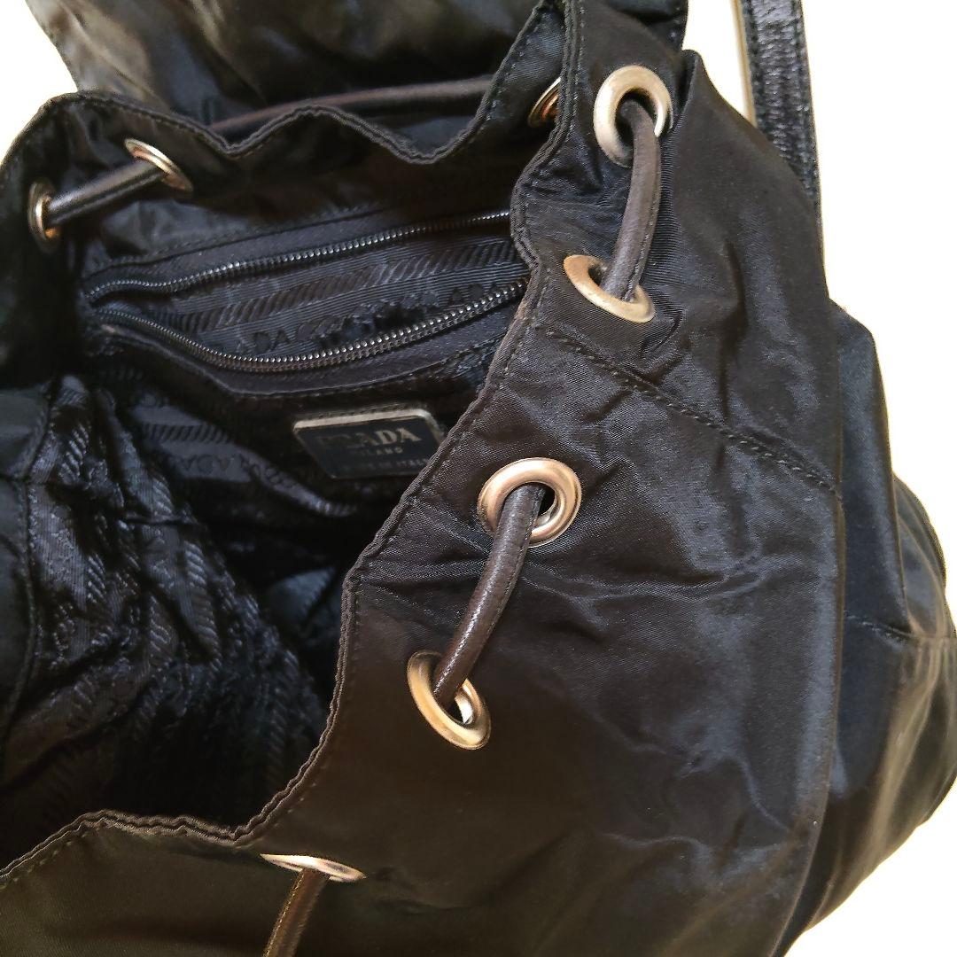 R*E様 ◆◇改造品◆ PRADA バックパック 黒 リュック 三角ロゴ テスー