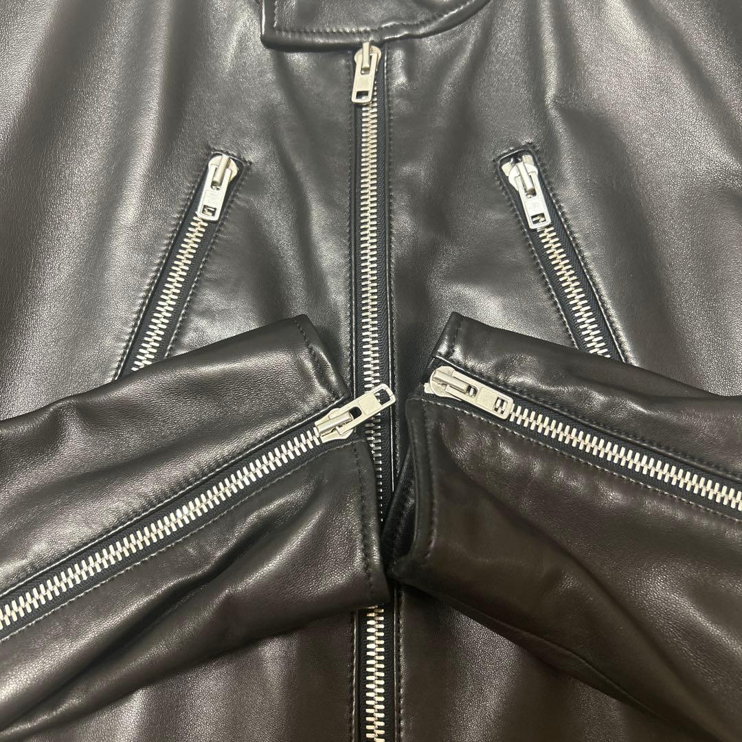 メゾンマルジェラ シングルライダースジャケット - メルカリ