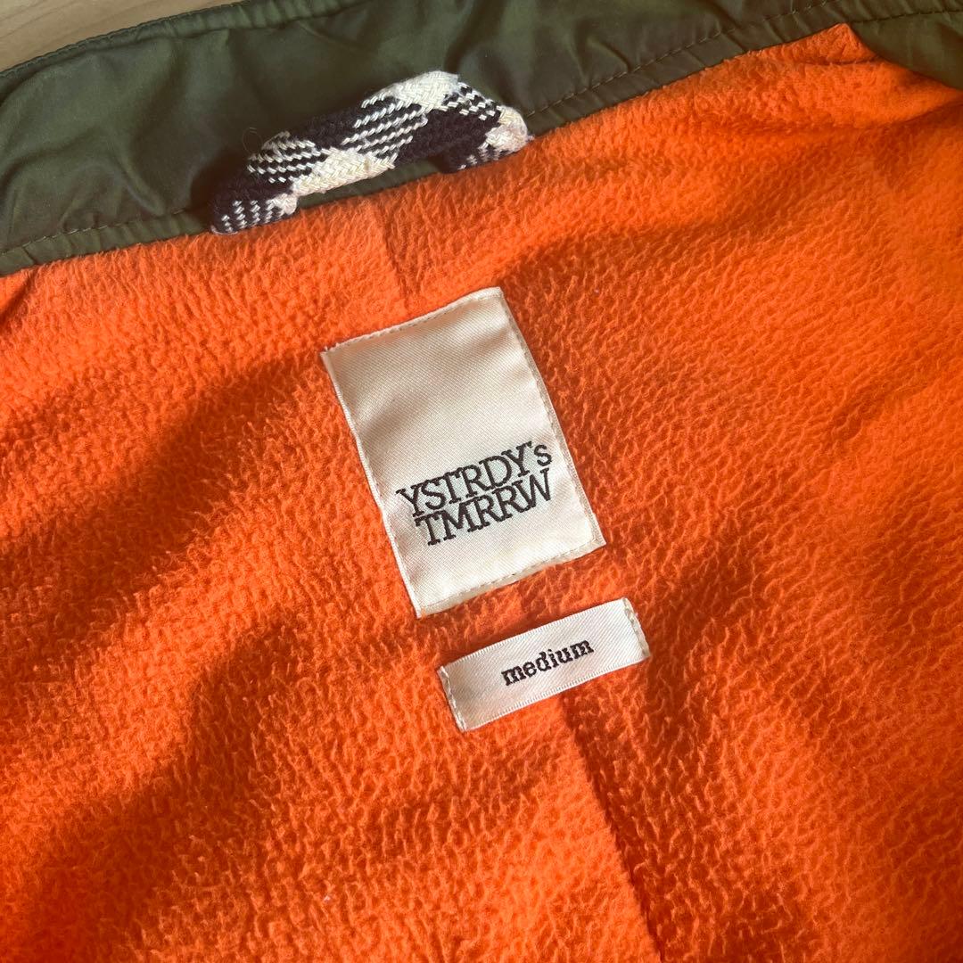 YSTRDY’S TMRRW PADDED PACIFISM COATカーキM