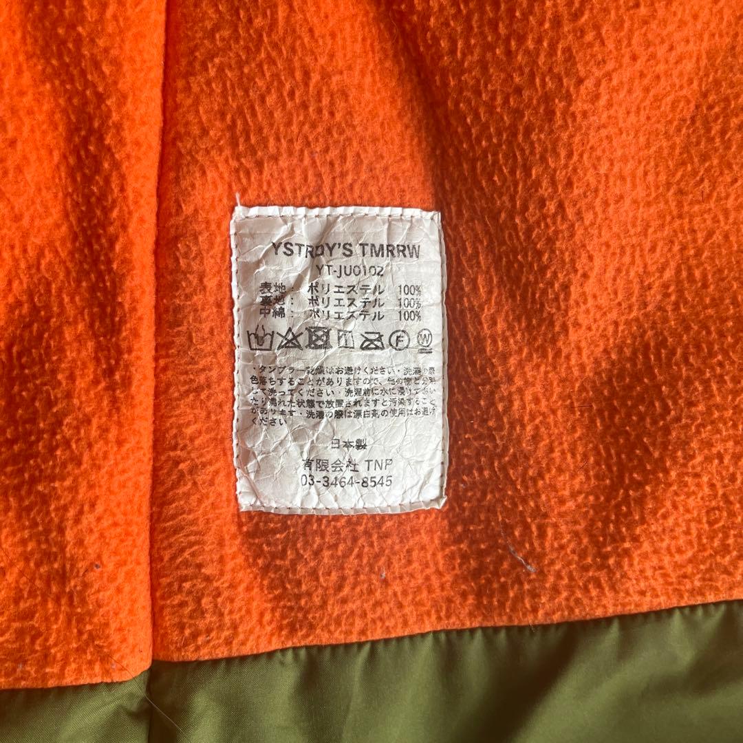 YSTRDY’S TMRRW PADDED PACIFISM COATカーキM