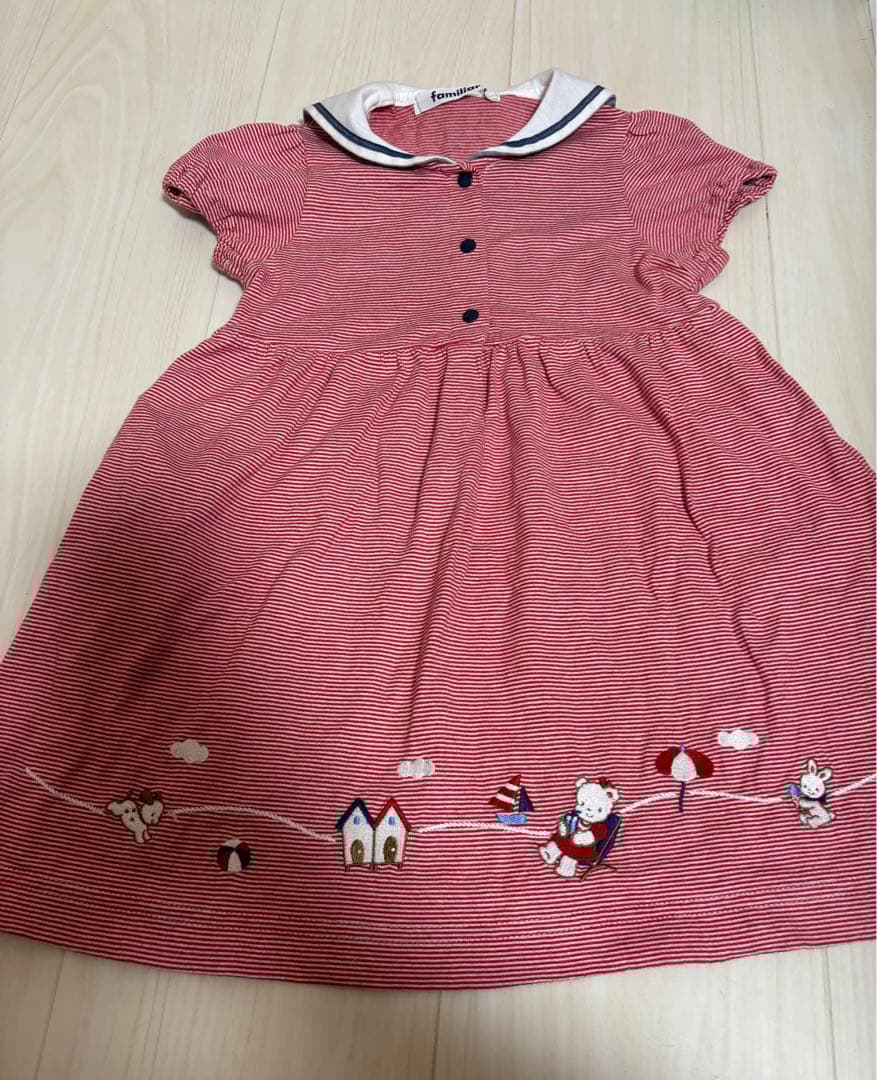 ファミリア セーラー 半袖ワンピース 90 - メルカリ