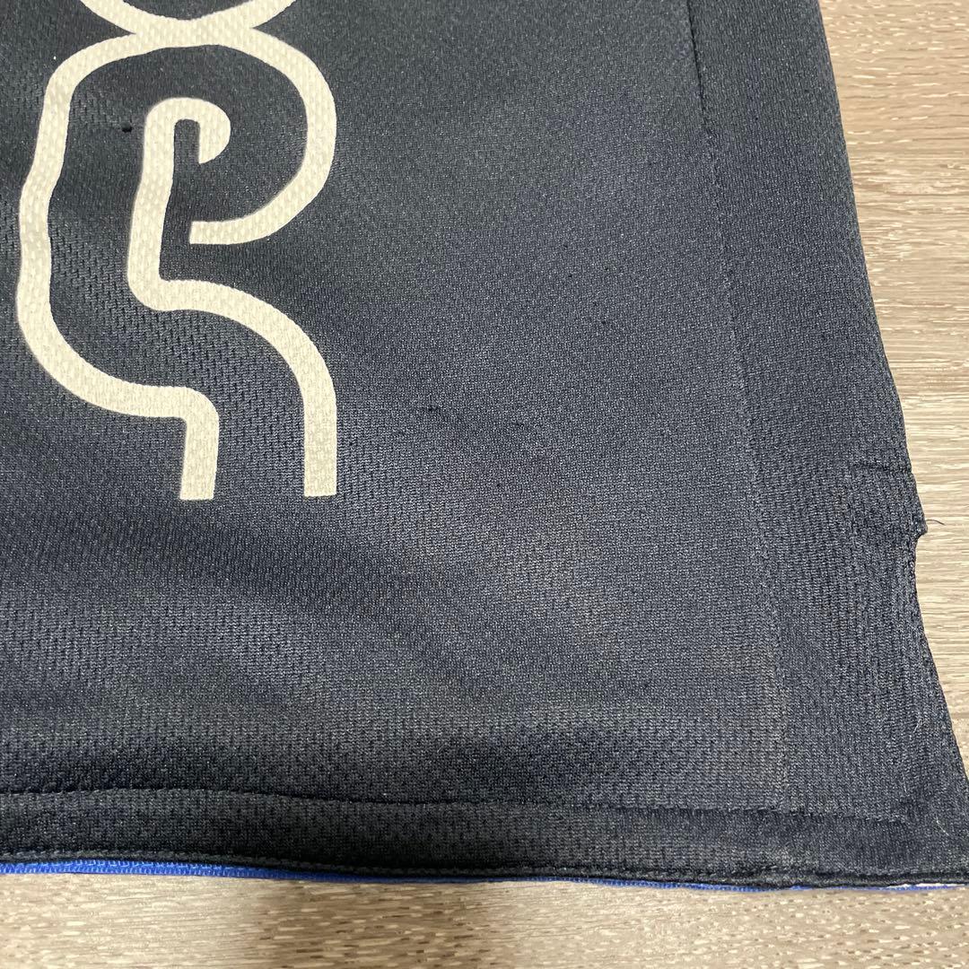 DC SHOE CO ブランドロゴ刺繍 プリント リバーシブル バスケシャツ