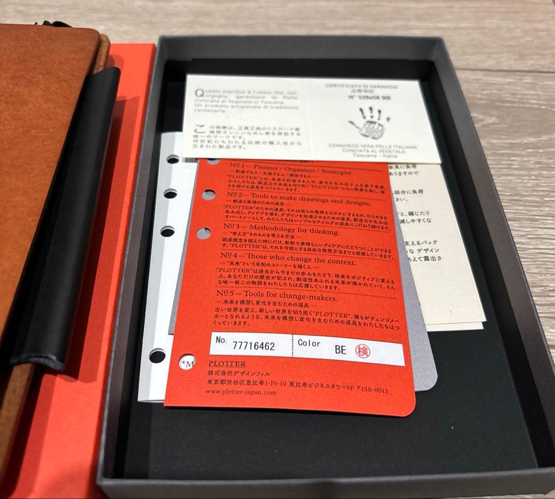 PLOTTER プエブロ バイブルサイズ 希少なゴールドリングです。