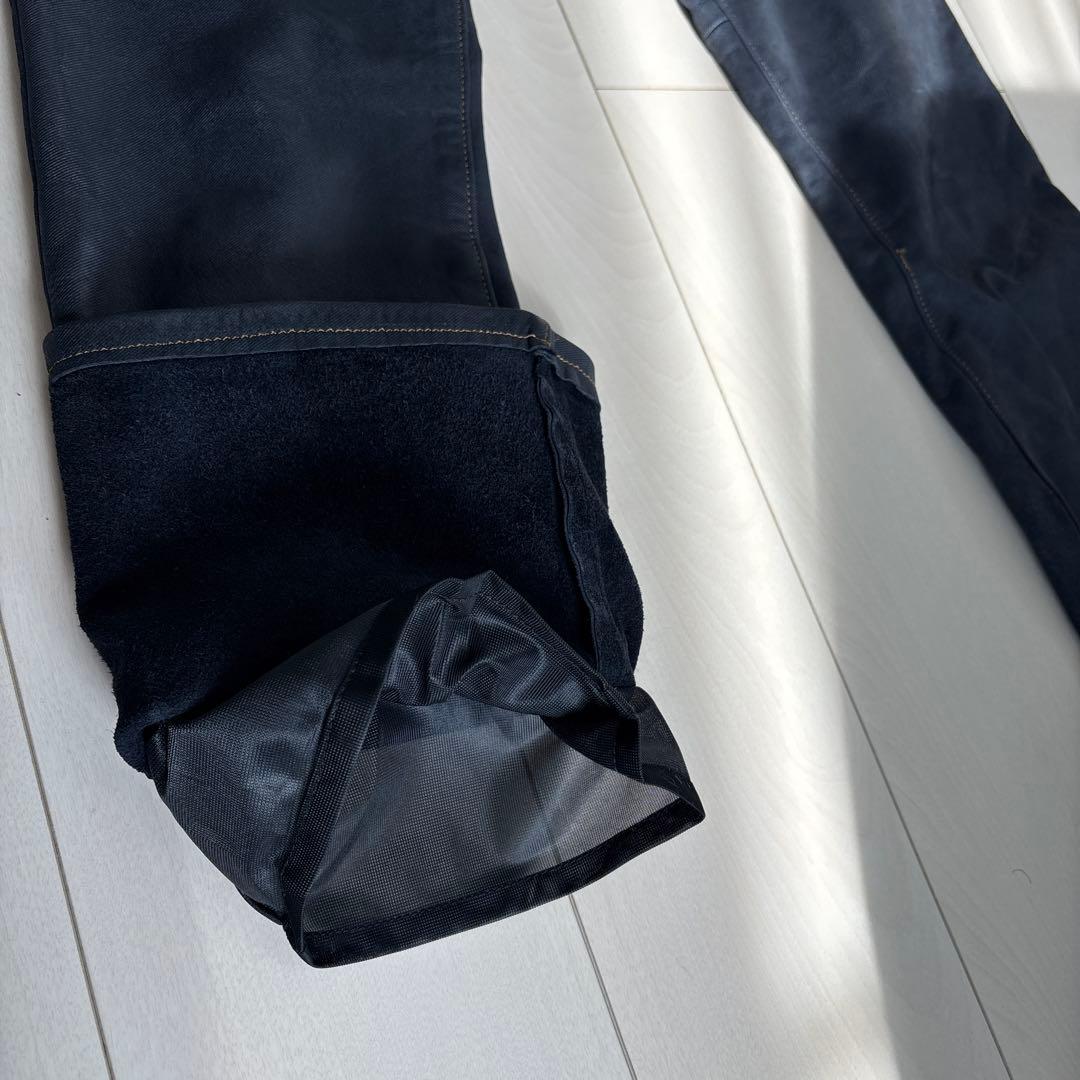 クシタニ　牛革パンツ　ウォッシャブル