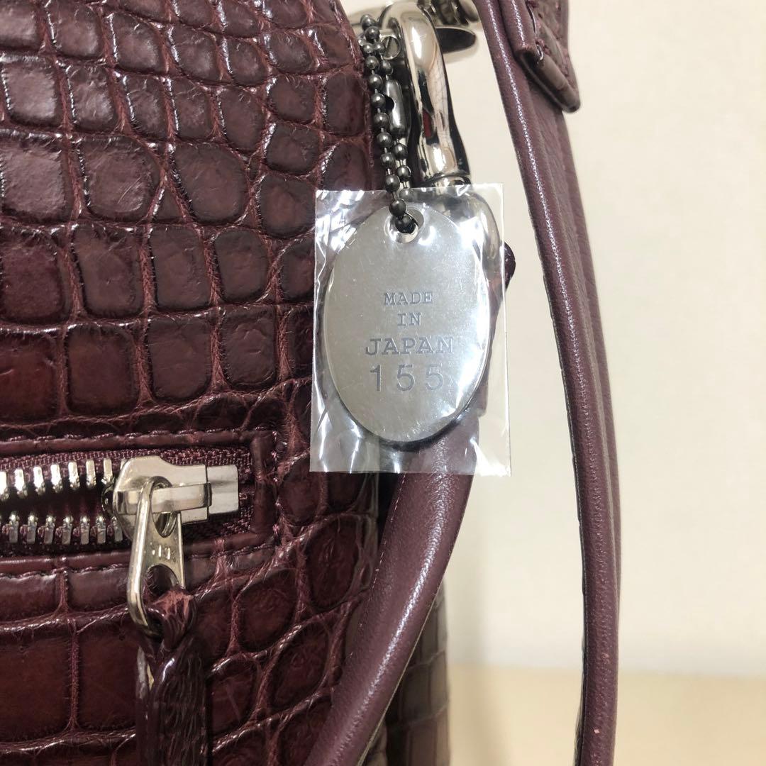 極美品 JRA クロコダイル ワンショルダーバッグ　2way クロコ本革
