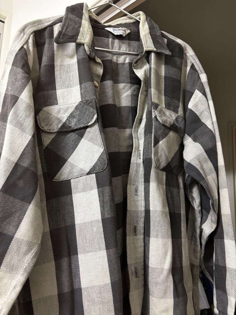 FIVE BROTHER ネルシャツ -XL 激安価