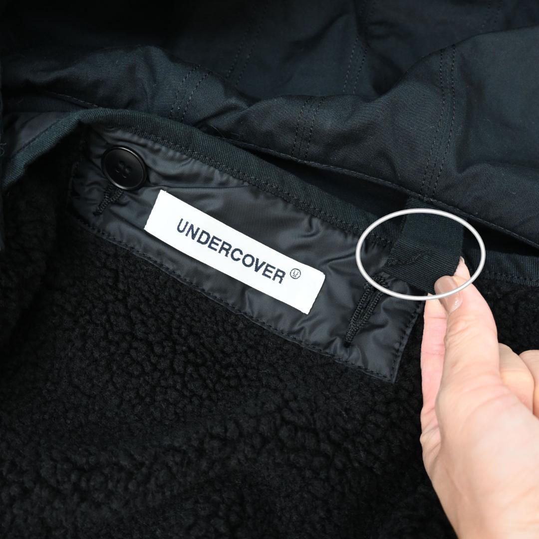 □ 45486★冬 24AW アンダーカバー コットンモッズコート 5 ブラック