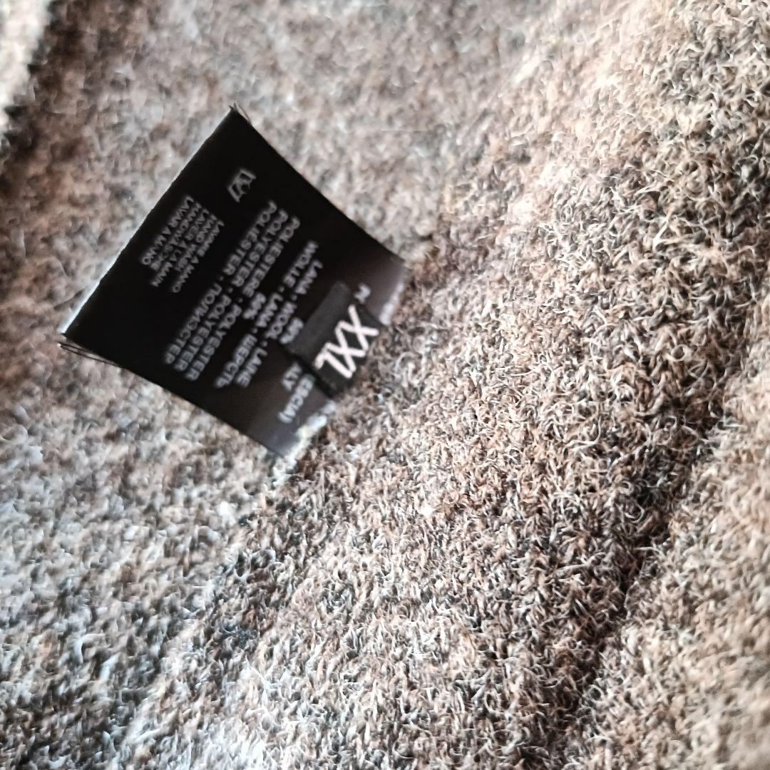 ダッフルコート【NEW ENGLAND】 ウールコート ブラウン 麻