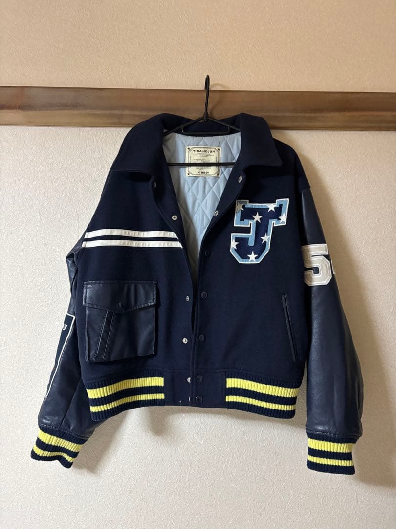 TINA: JOJUN スタジャン 54 ネイビー