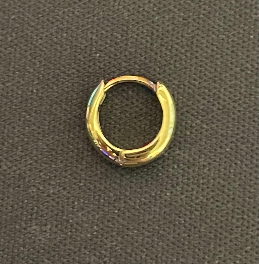 ete K18YG フープ ピアス 【片耳】