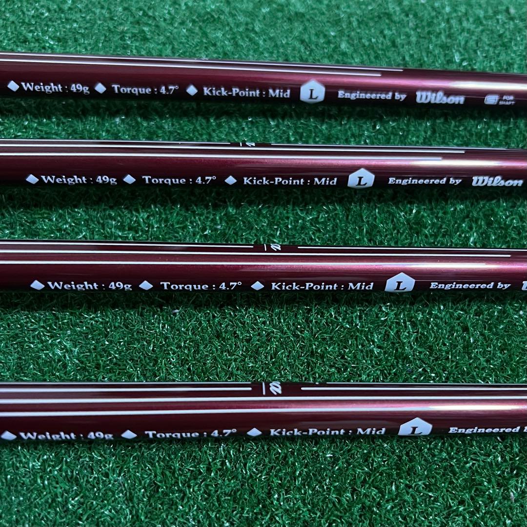 美品 ウィルソン ティアラモーダ クラブセット 8本 L 初心者向け 即ラウンド