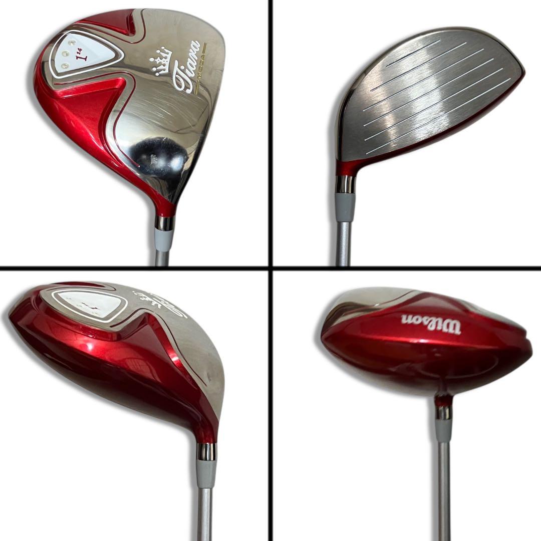 美品 ウィルソン ティアラモーダ クラブセット 8本 L 初心者向け 即ラウンド