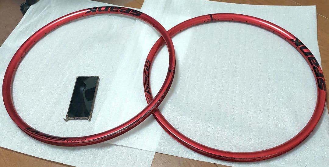 未使用 spank oozy trail 295 27.5 2本セット