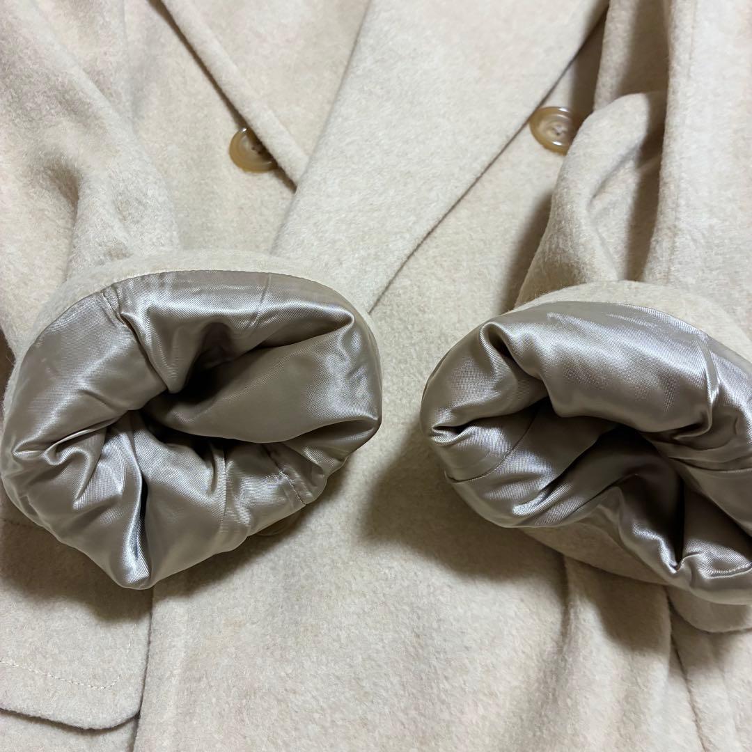 美品 ラルフローレン ロングチェスターコート ダブルブレスト ウール 男女兼用