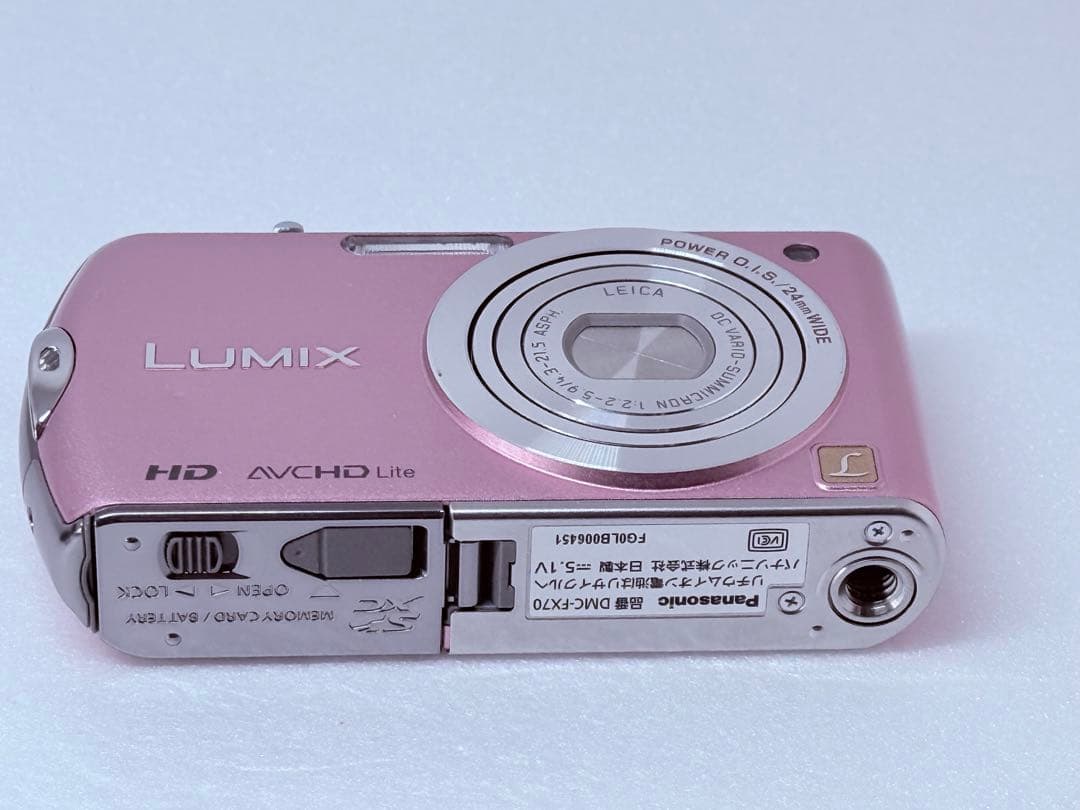 LUMIX DMC-FX70 ピンク 動作確認済 コンデジ タッチ操作 レトロ