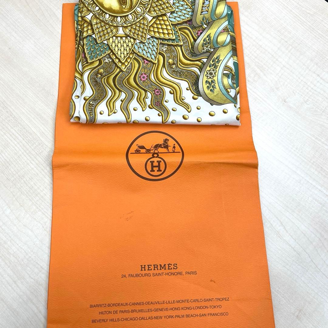 【T】美品✨HERMÈS CARRÉ D'IDIOMES スカーフ