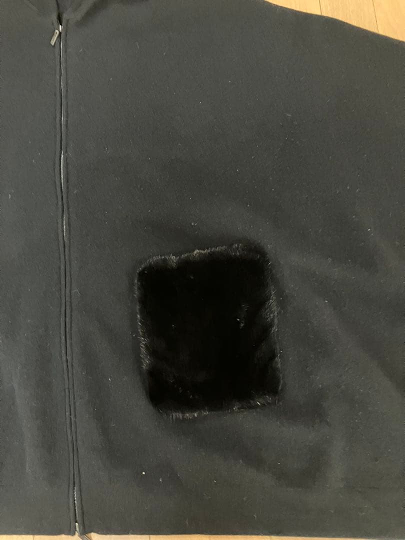 FOXEY ブラック ポンチョ　ミンクポケット　2回使用