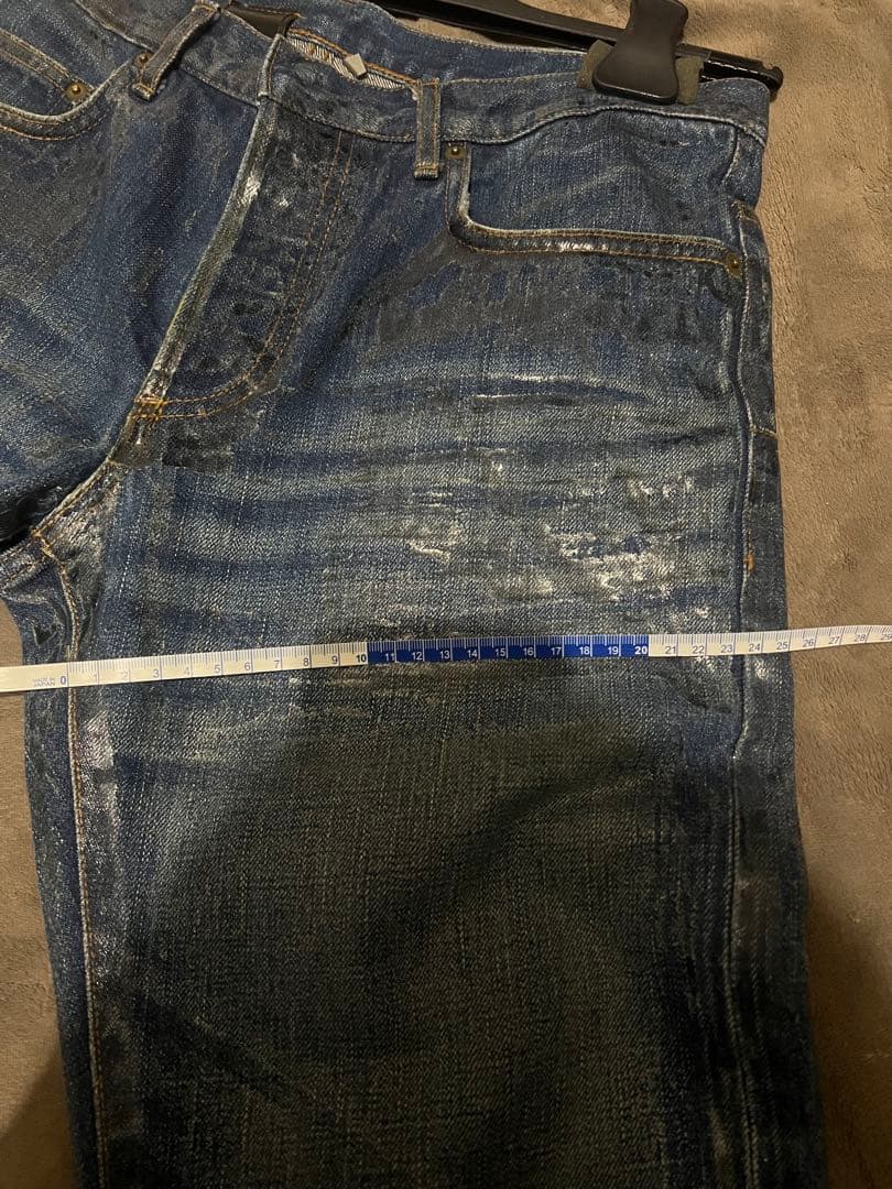 パンツ dior homme luster coatingwaxed denim07ss