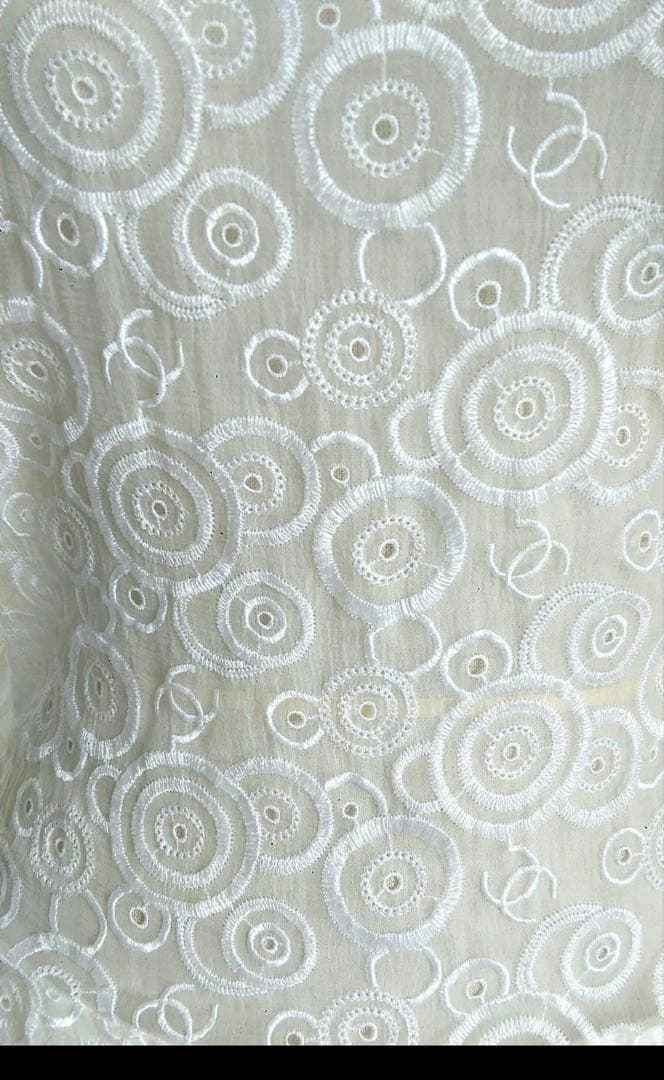 レア　美品シャネル　ホワイトロゴ刺繍ドレス