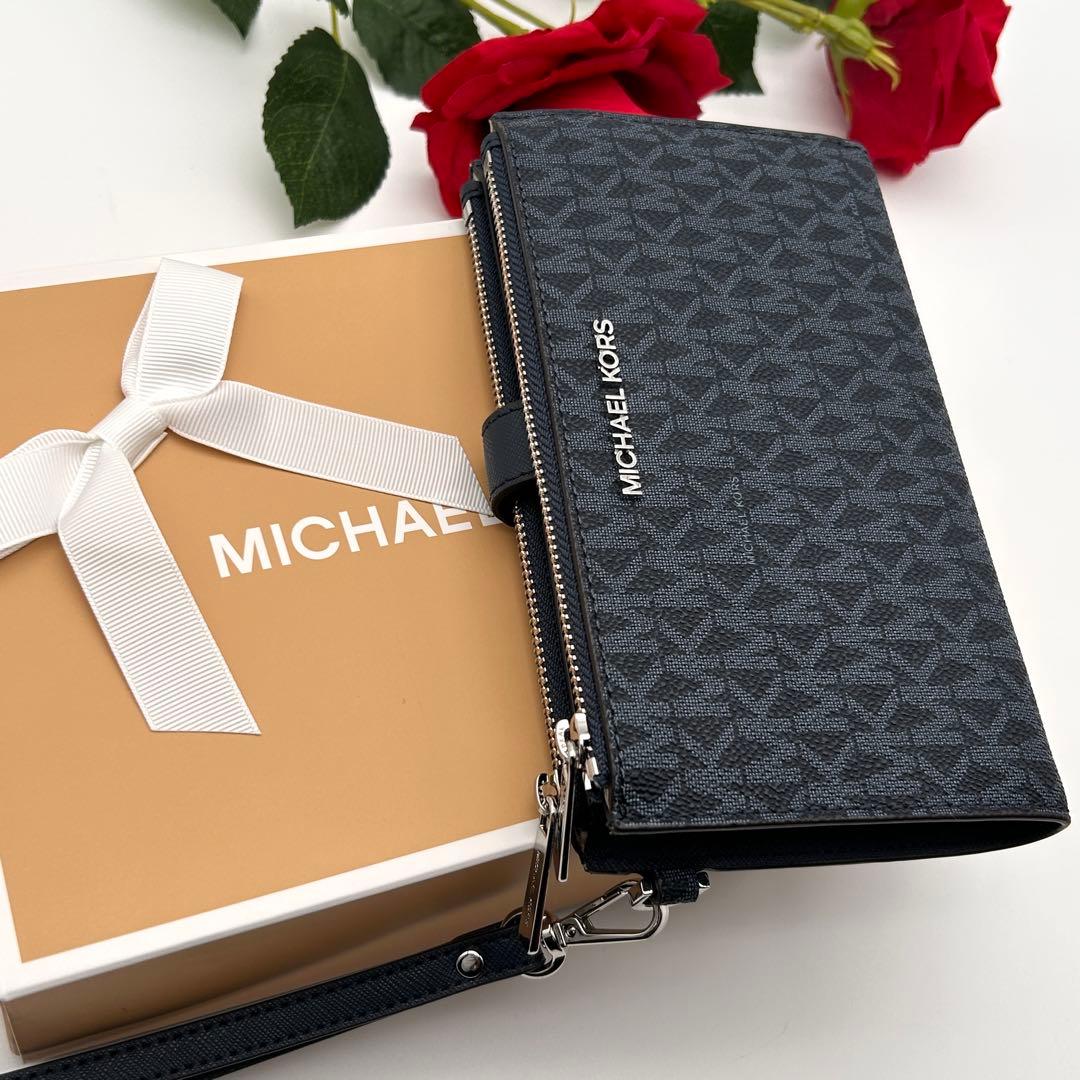 ✨極美品✨ MICHAEL KORS 長財布 折り財布 ジェットセット トラベル