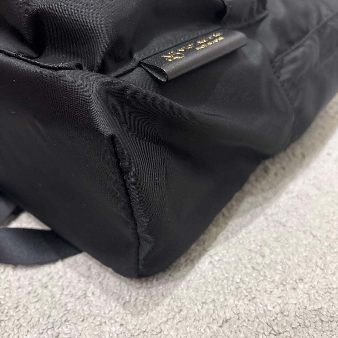 美品　VIOLAd'ORO リュック ナイロン 黒　バックパック