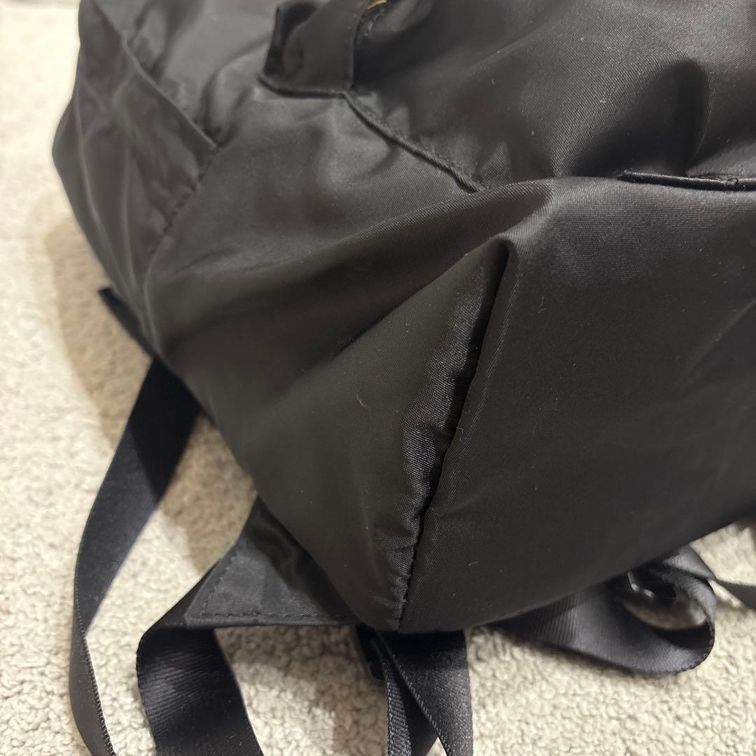 美品　VIOLAd'ORO リュック ナイロン 黒　バックパック