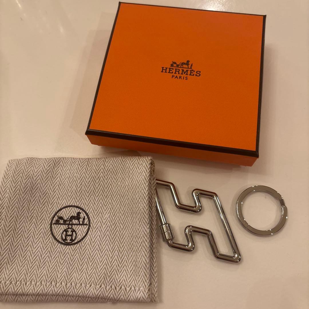 新品未使用　エルメス　キーホルダー　キーリング　チャーム　Hトゥスピード