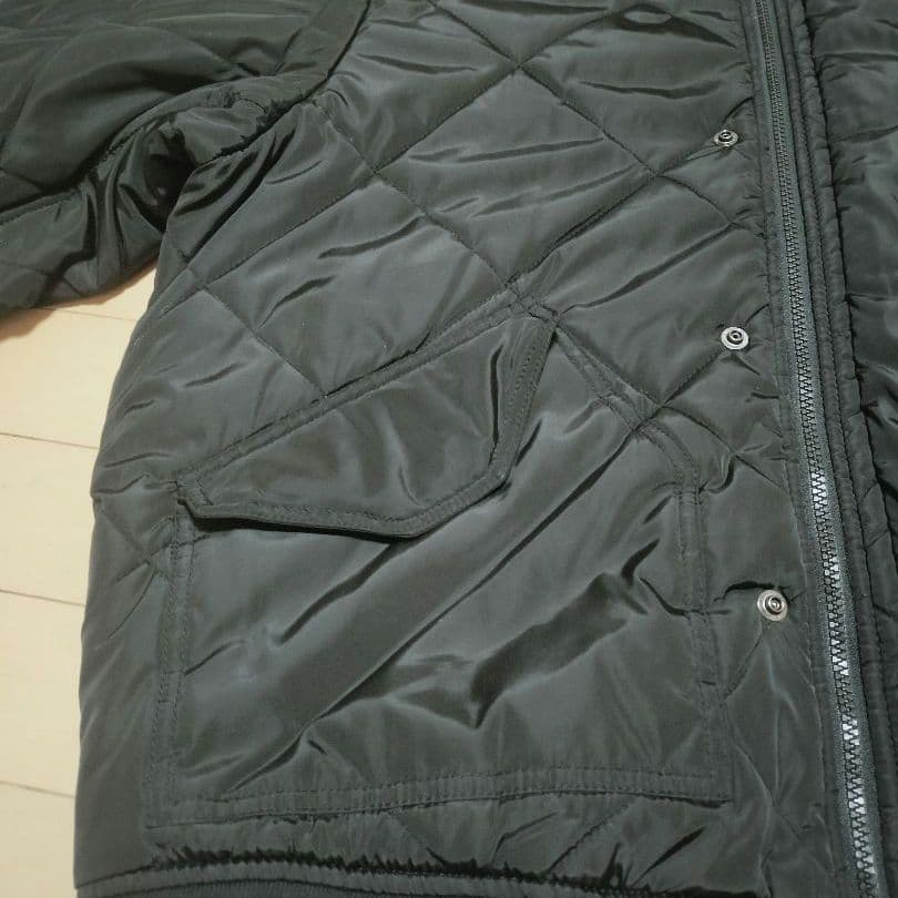 アヴィレックス AVIREX LTD. ブラックキルティングジャケット XL