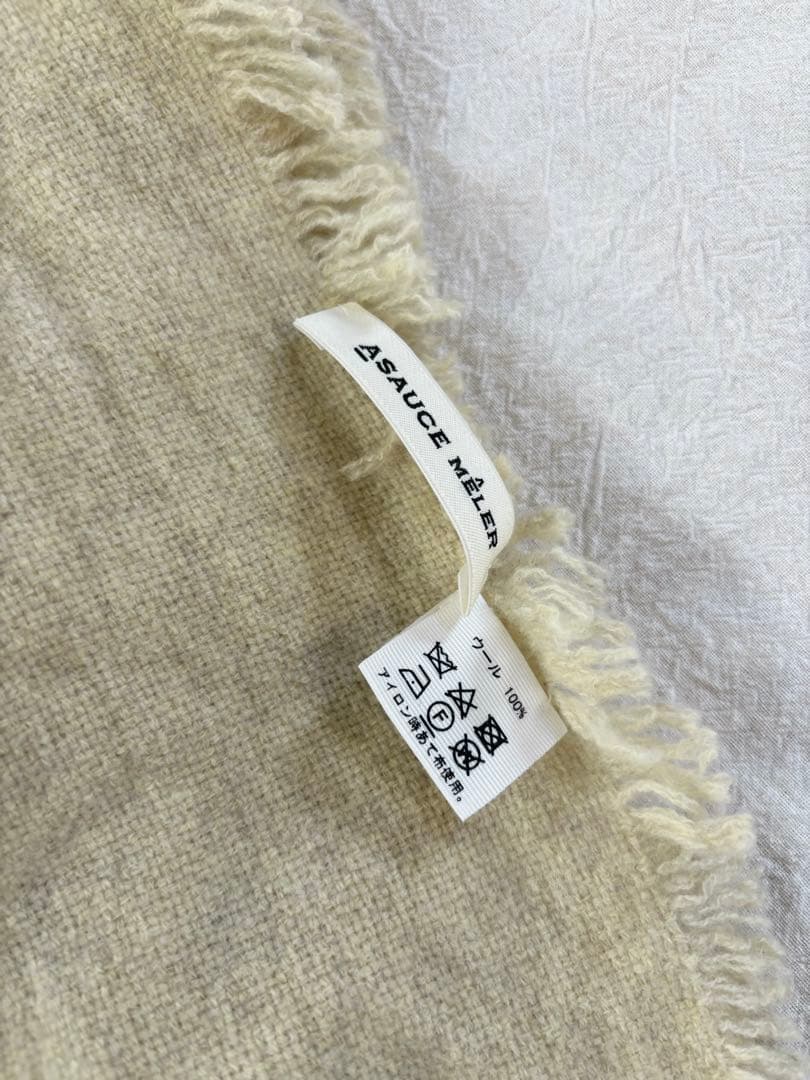 ASAUCE MÉLER アソースメレ　フリンジ付き　ストール