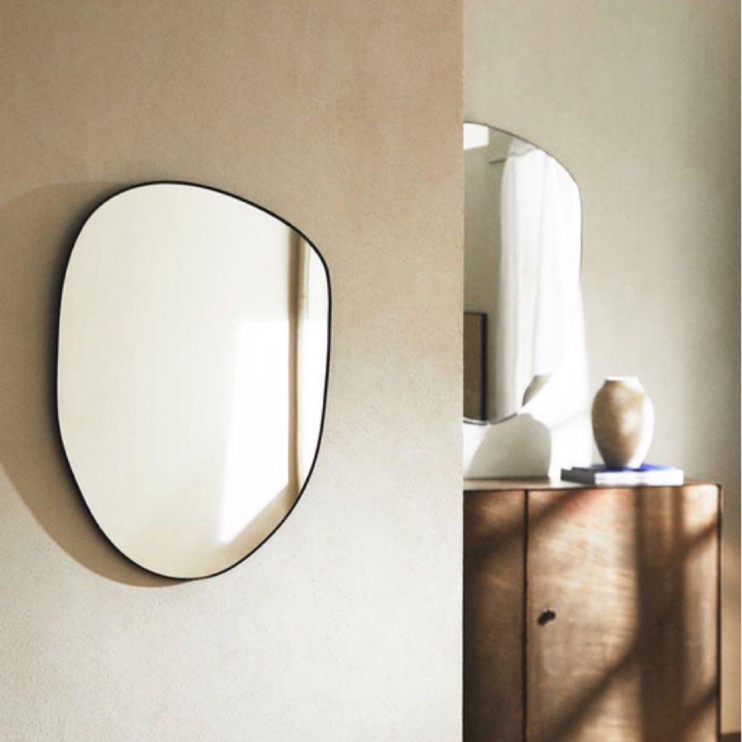 HR547 ZARA イレギュラー ウォールミラー小